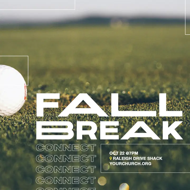 Fall Break Connect: social post