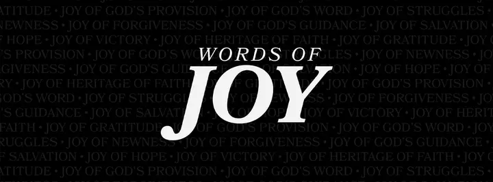 Words of Joy: facebook cover