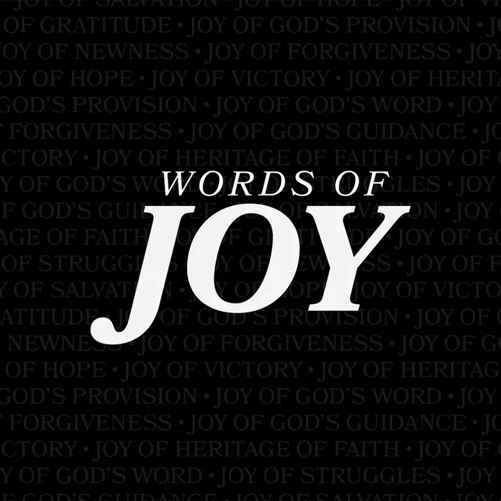 Words of Joy: social post