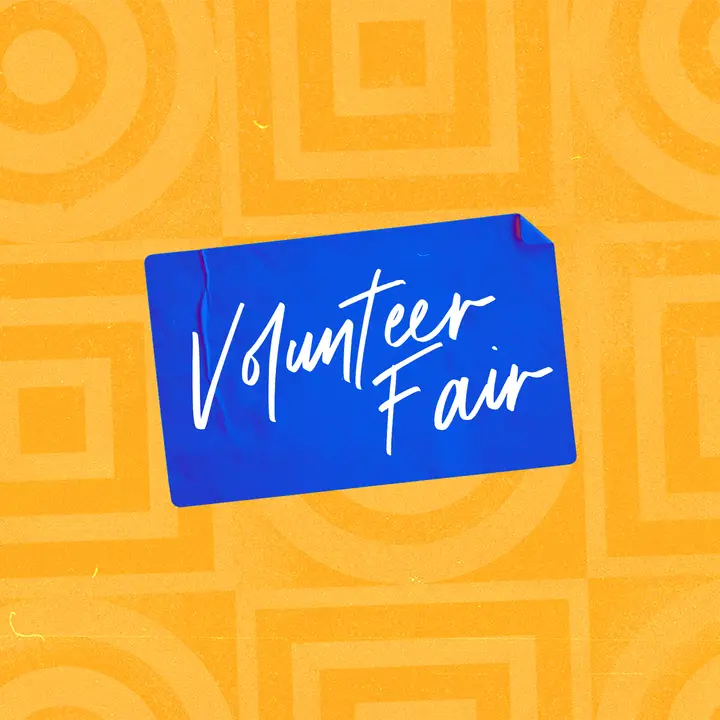 Volunteer Fair: social post