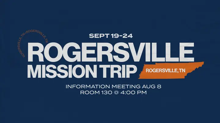 Rogersville Mission Trip: HD slide