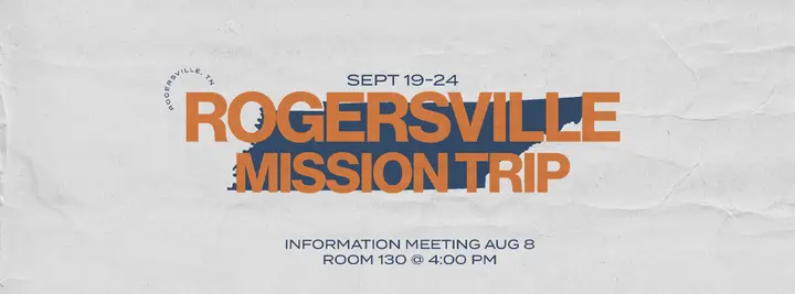 Rogersville Mission Trip: facebook cover
