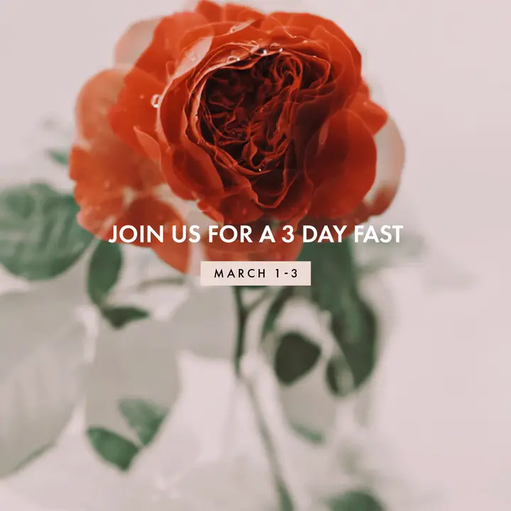 3 Day Fast: social post