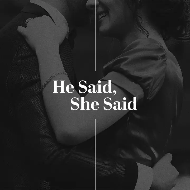 He Said, She Said: social post