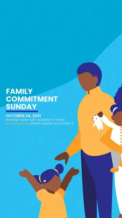 Family Commitment Sunday: story