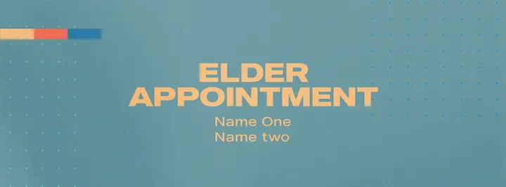 Elder Appointment: facebook cover