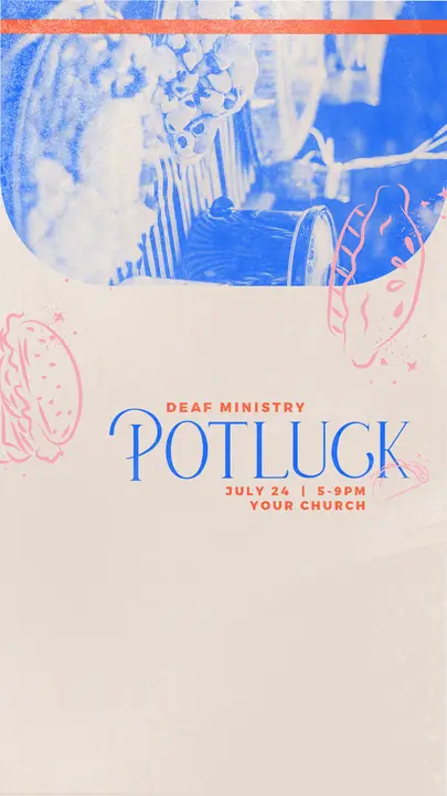 Deaf Ministry Potluck: story