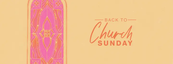 Back to Church Sunday: facebook cover