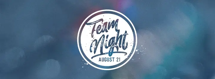 Team Night: facebook cover