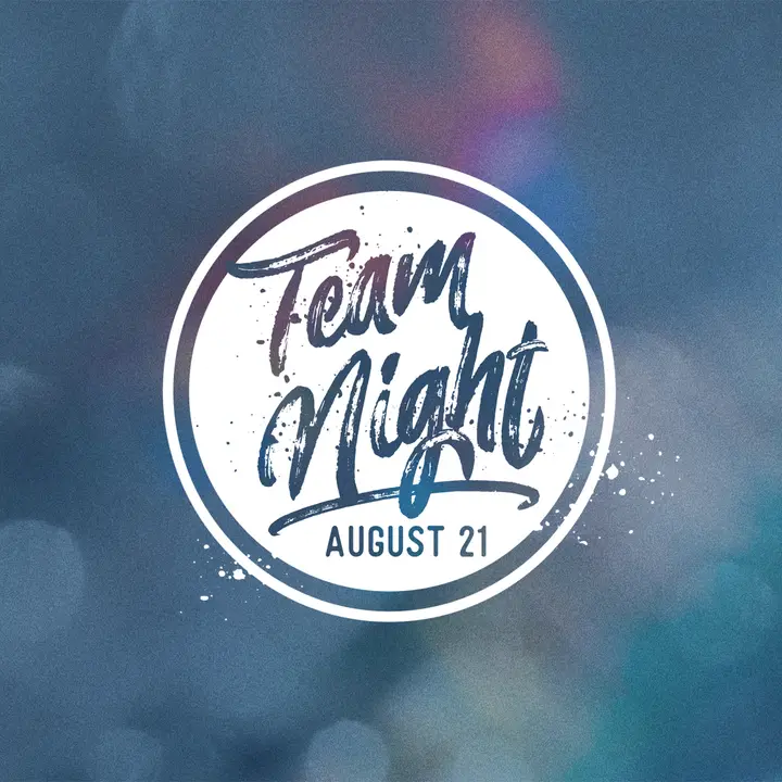 Team Night: social post