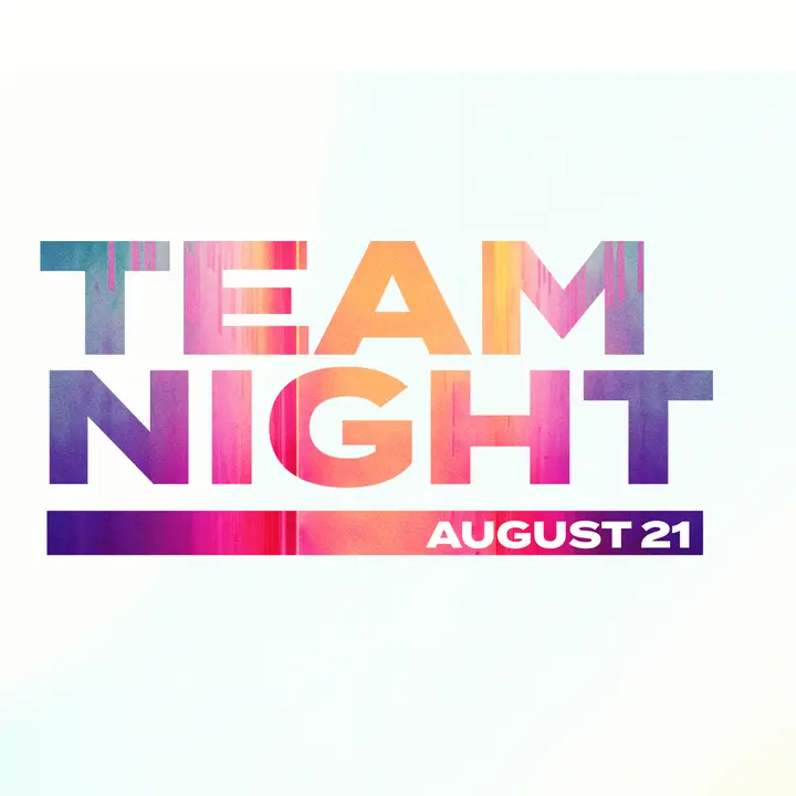 Team Night: social post
