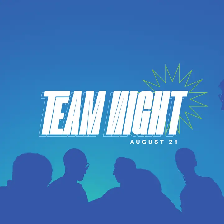 Team Night: social post