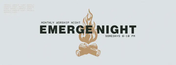 Emerge Night: facebook cover