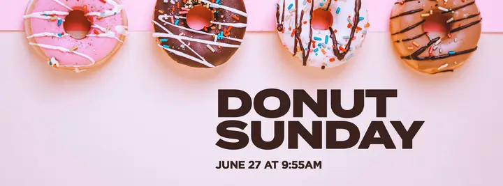 Donut Sunday: facebook cover