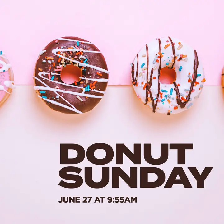 Donut Sunday: social post