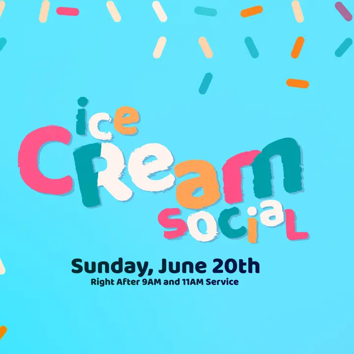 Ice Cream Social: social post