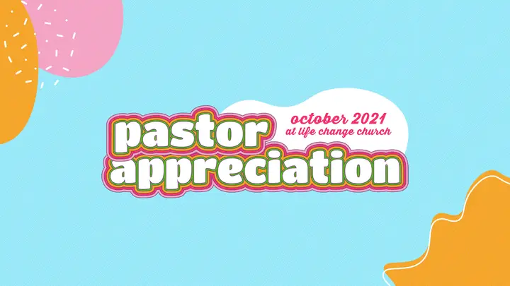 Pastor Appreciation: HD slide