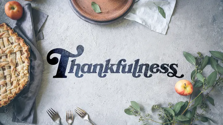 Thankfulness: HD slide