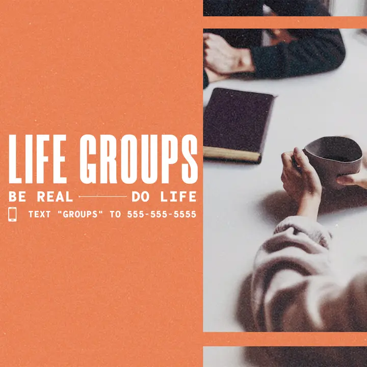 Life Groups: social post