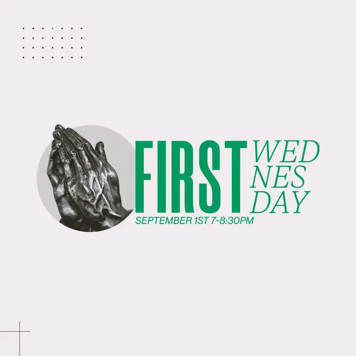 First Wednesday: social post