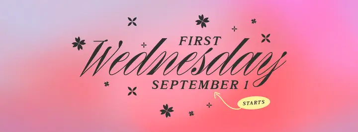 First Wednesday: facebook cover