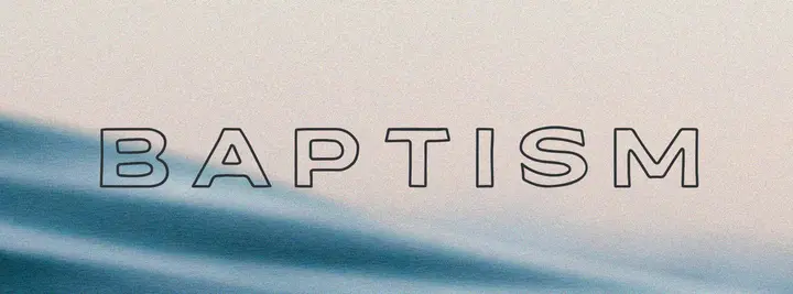 Baptism: facebook cover
