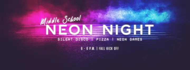 Neon Night: facebook cover