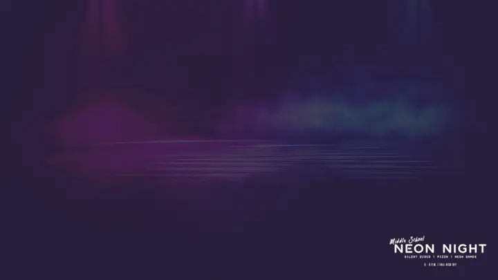 Neon Night: notes slide