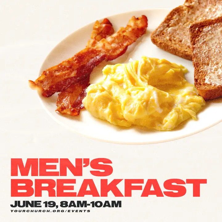 Men’s Breakfast: social post