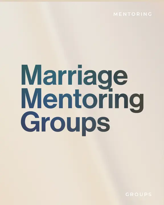 Marriage Mentoring Groups: social post