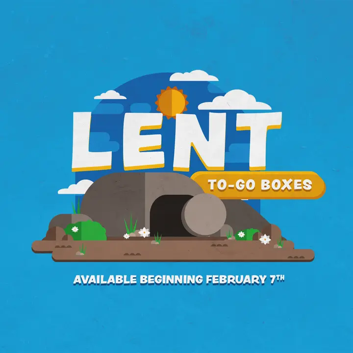 Lent To Go Boxes: social post