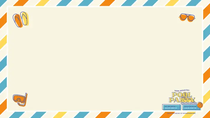 Pool Party: notes slide