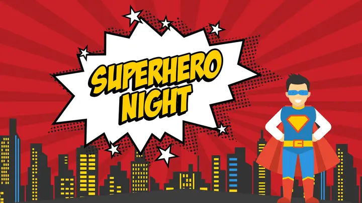 Superhero Night: HD slide