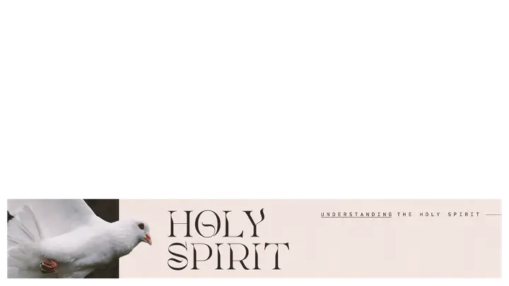 Holy Spirit: lower third