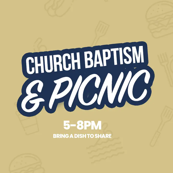 Church Baptism & Picnic: social post
