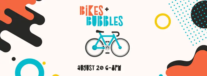 Bikes + Bubbles: facebook cover