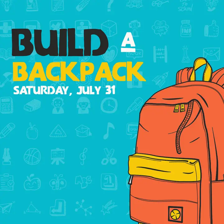 Build a Backpack: social post