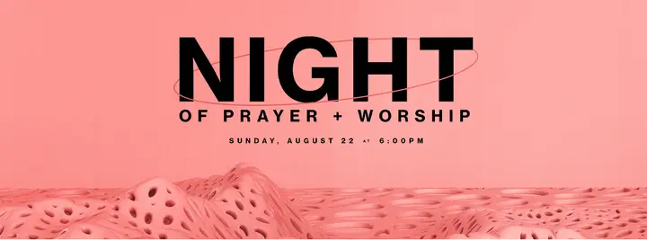 Night of Prayer + Worship: facebook cover