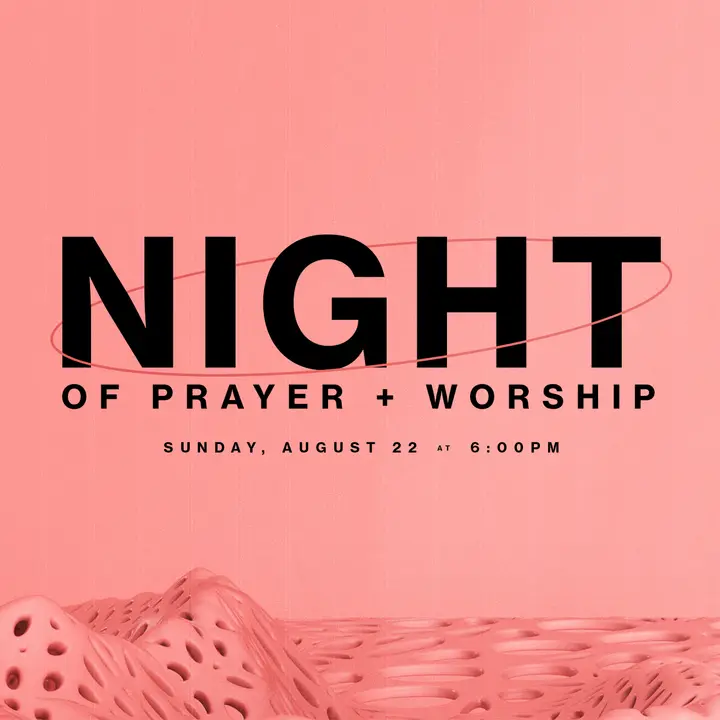 Night of Prayer + Worship: social post