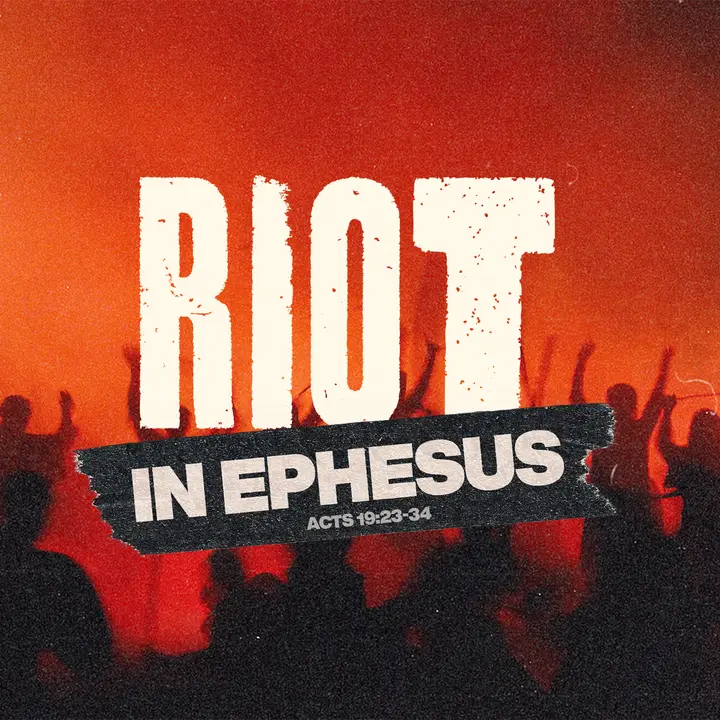 Riot in Ephesus: social post