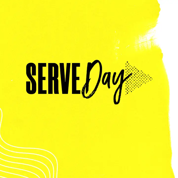 Serve Day: social post