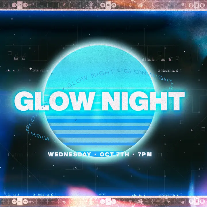 Glow Night: social post