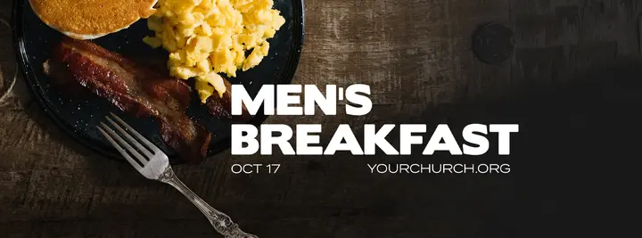 Men’s Breakfast: facebook cover