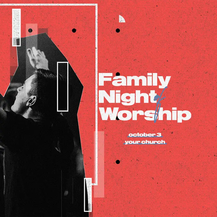 Family Night of Worship: social post