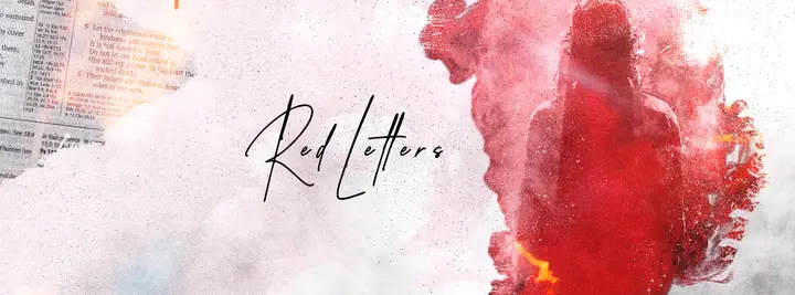 Red Letters: facebook cover