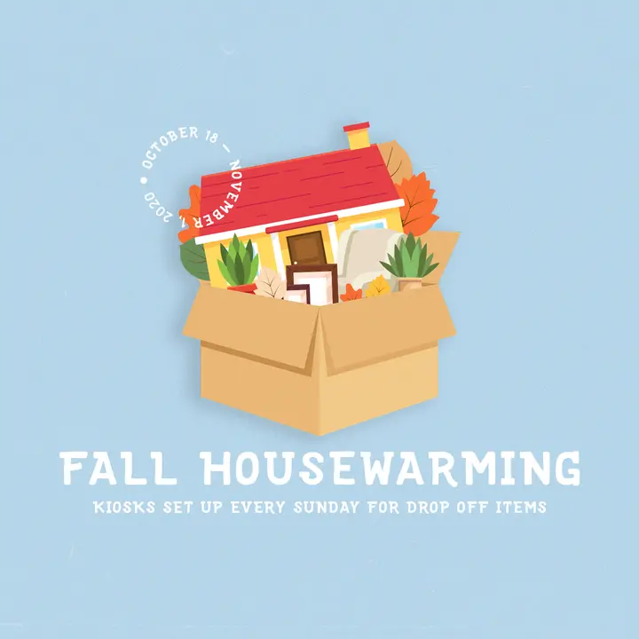 Fall Housewarming: social post