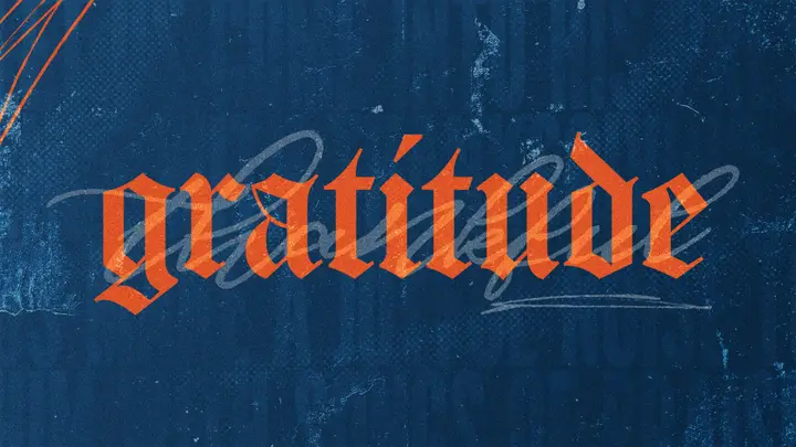 Gratitude: 4K slide