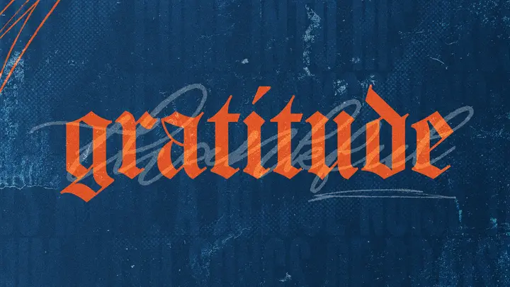 Gratitude: HD slide