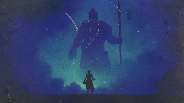 Warrior King: blank background