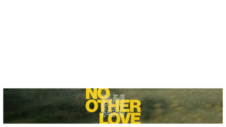No Other Love: lower third